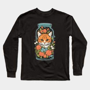 Curious Kitty Long Sleeve T-Shirt